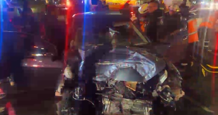 CHOQUE ENTRE DOS VEHÍCULOS DEJA DOS LESIONADOS EN COAPA