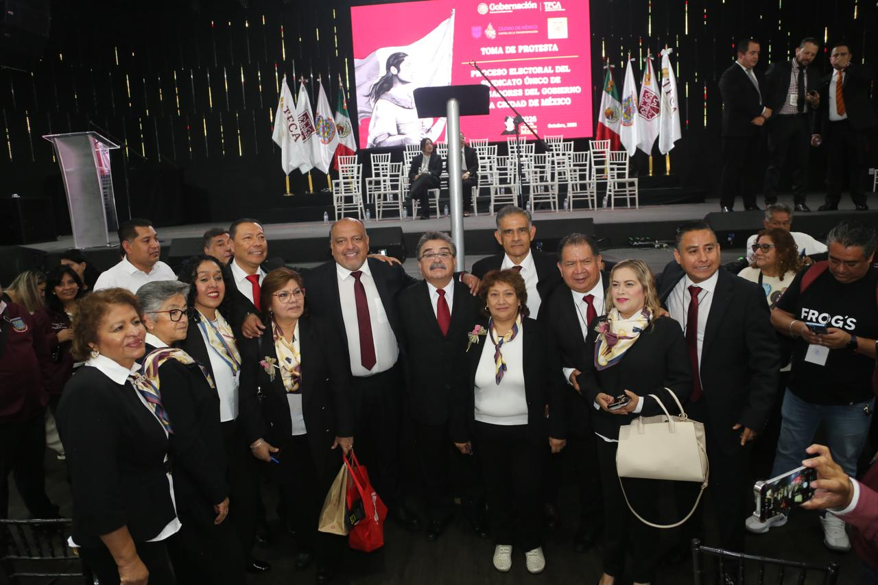 César Piña rinde protesta y llama a construir una nueva etapa de unidad en el SUTGCDMX