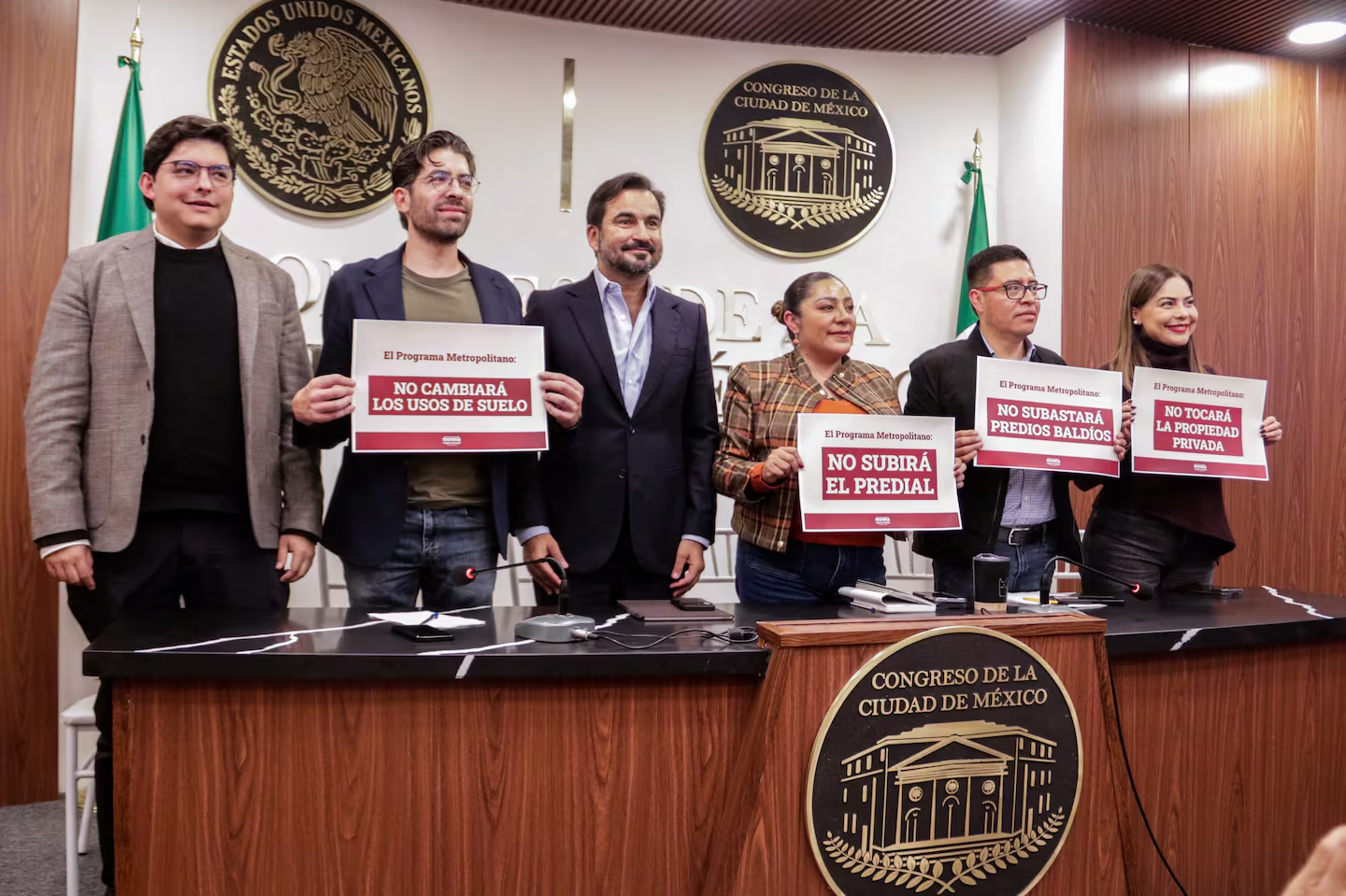 Morena niega aumento de predial por Programa de Ordenación de la ZMVM; PAN exhibe documentos