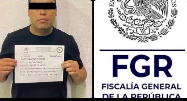 Vinculan a proceso al abogado Aldo Francisco Castellanos Torres investigado por presuntos vínculos con el CJNG:  FGR