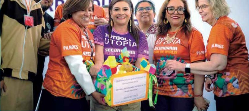 Clara Brugada inaugura el programa Educación Utopía en Milpa Alta