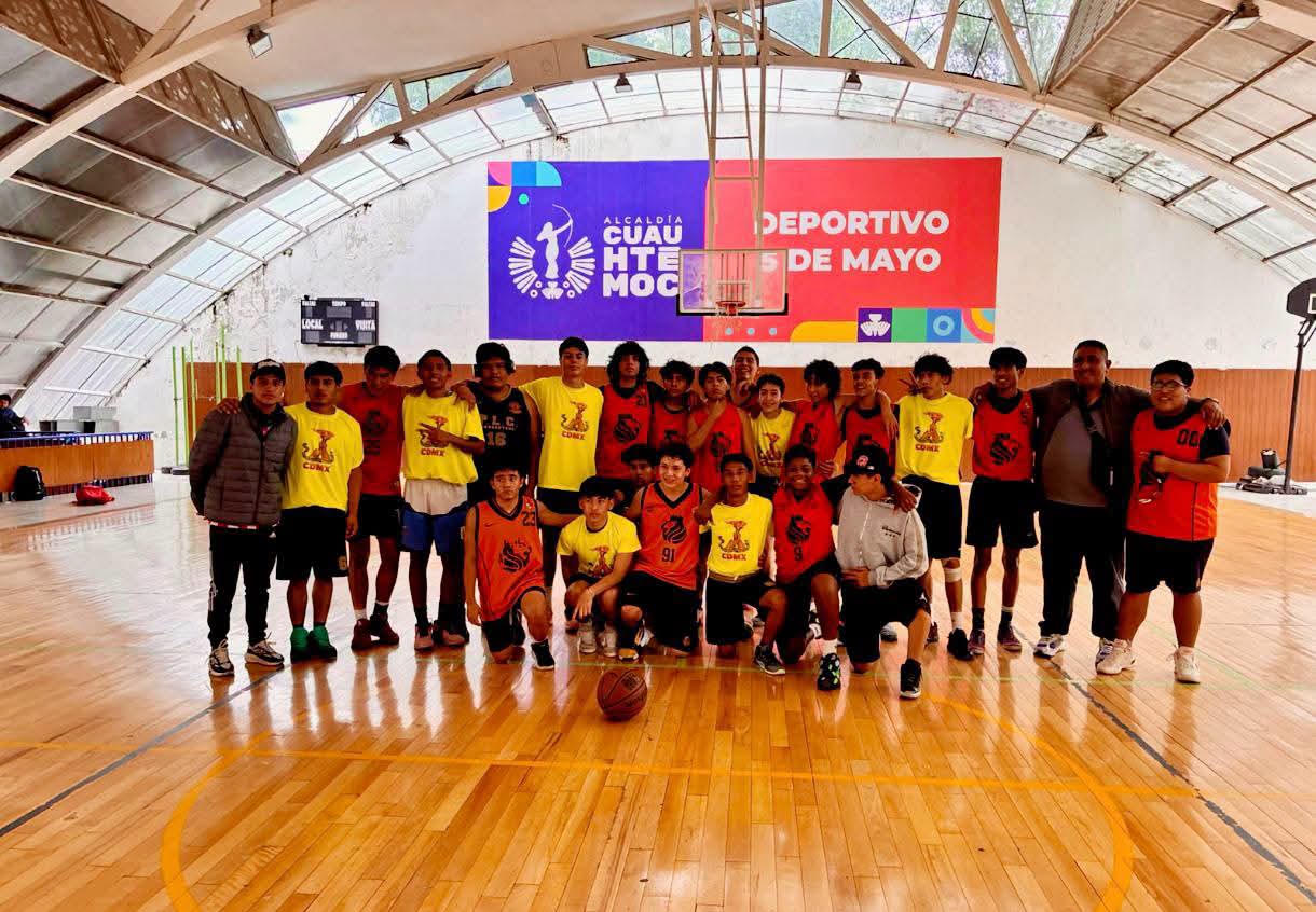 Estudiantes de la PLC Cuautitlán Izcalli destacan en basquetbol en la Olimpiada Nacional Indígena 2026