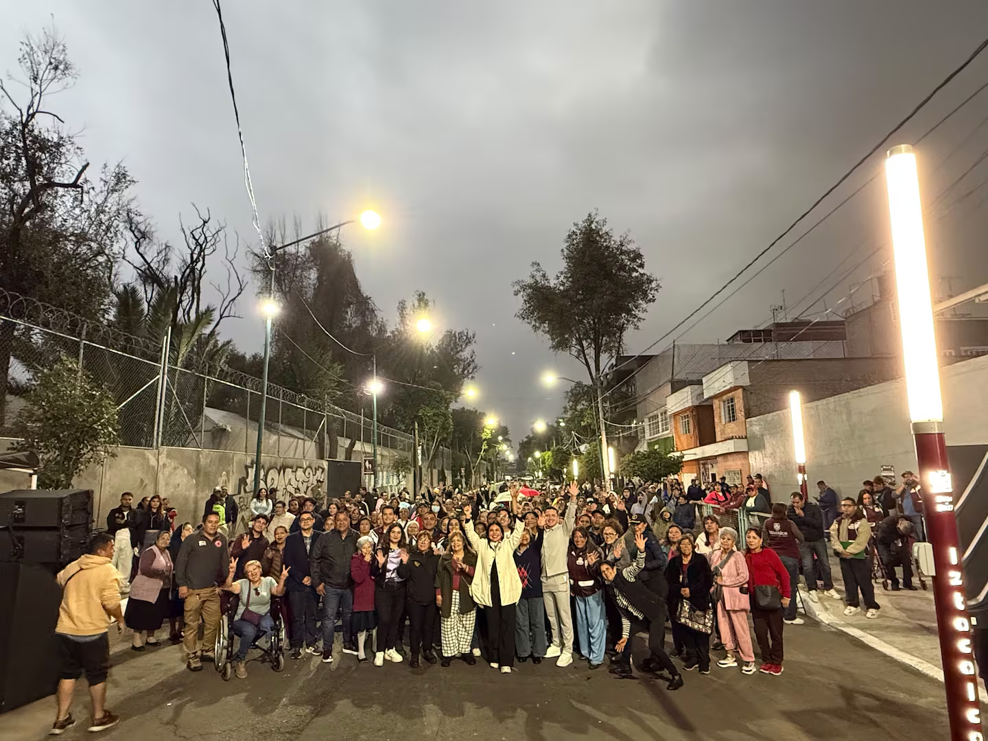 Iztacalco inicia tres Caminos de Paz con obras de iluminación y rehabilitación de calles