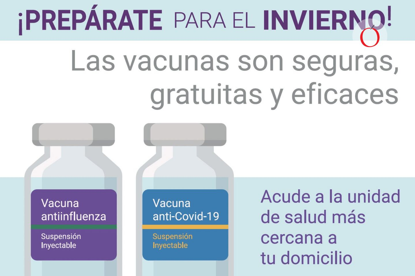 Inicia la vacunación contra Covid e influenza en la CDMX 2026