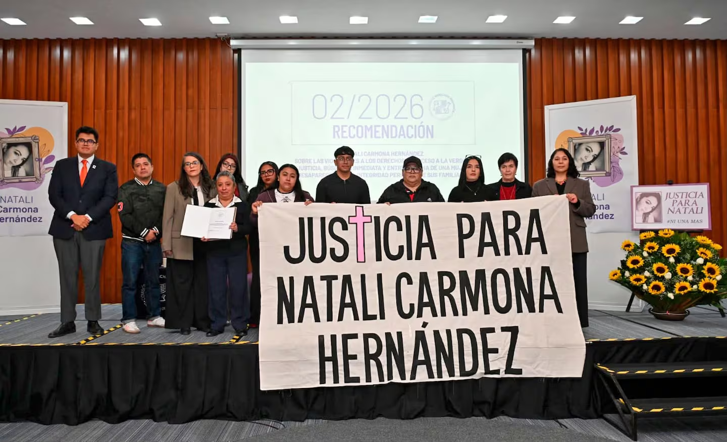 Emiten recomendación a la FGJ por fallas y negligencias en la búsqueda de Natali Carmona