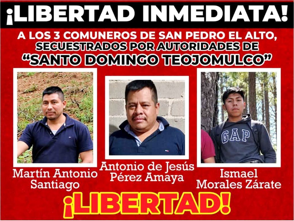 Secuestran campesinos y piden a cambio ceder territorio, en Oaxaca