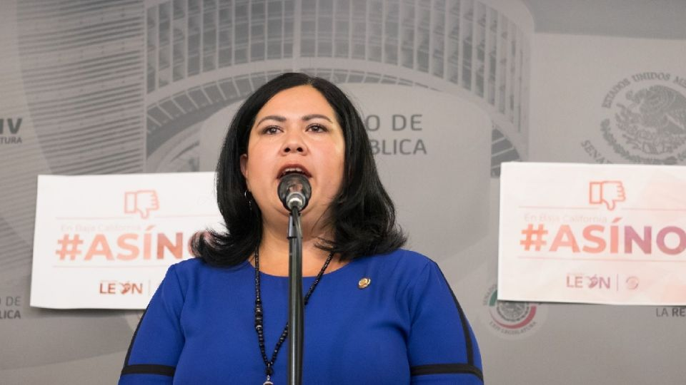 Retienen hasta por 12 horas a exsenadora Alejandra León en garita de Calexico