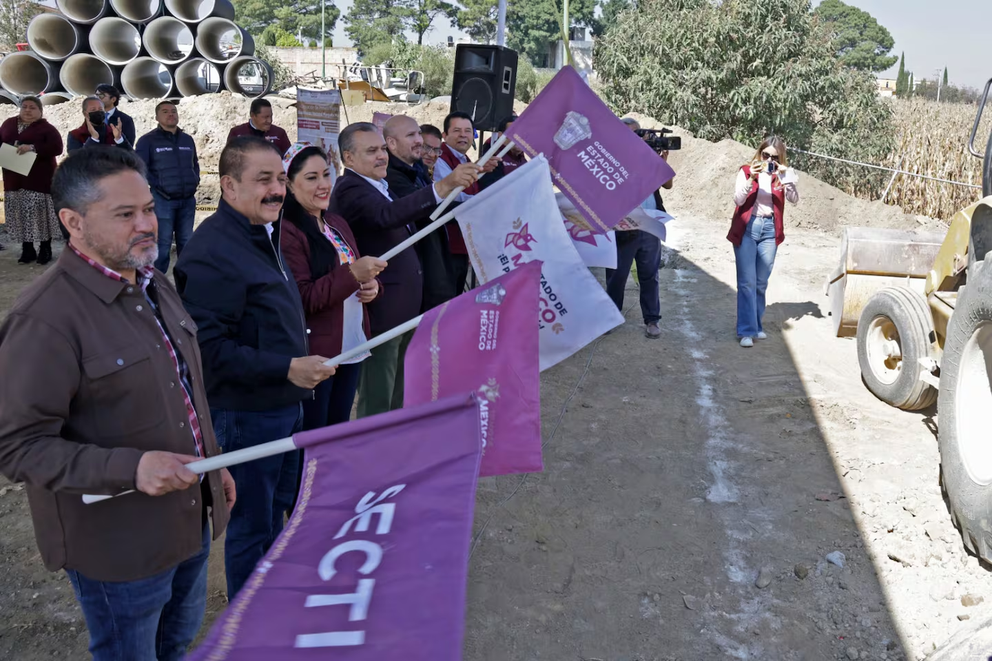 Invierte Edomex 54.1 mdp en infraestructura y equipamiento educativo en Calimaya