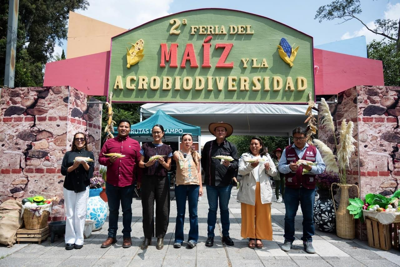 Celebra Sedema la riqueza del maíz y la agrobiodiversidad con feria en Chapultepec