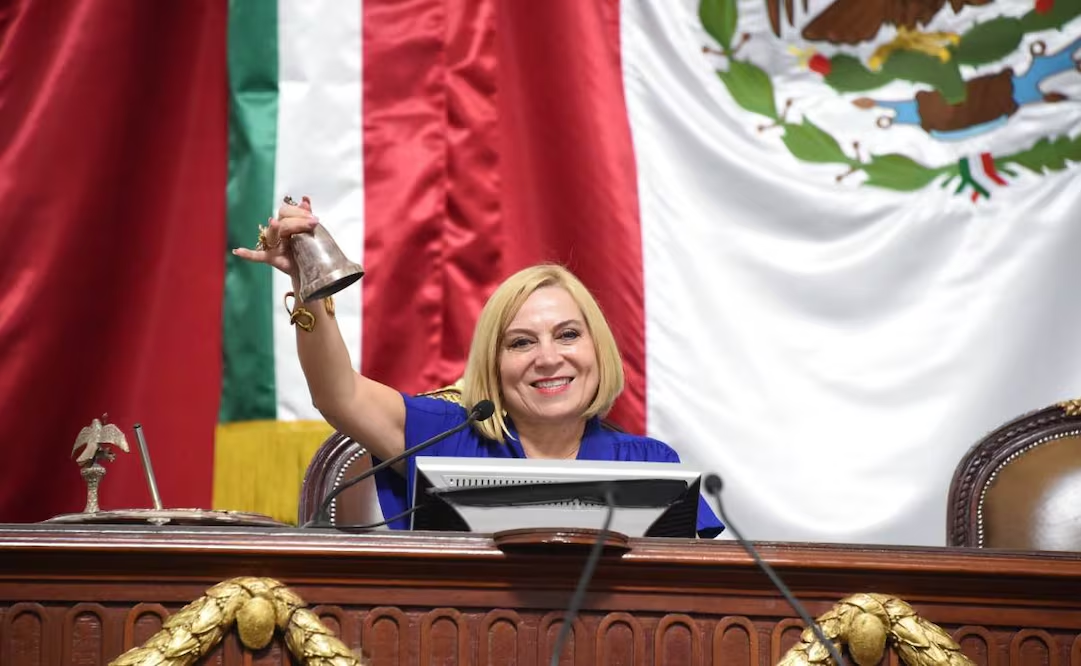 Olivia Garza, presidenta panista del Congreso capitalino, llama a construir acuerdos con Brugada; busca beneficios ciudadanos